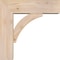 Ekena Millwork Thorton Block Smooth Bracket w/ Offset Brace, Douglas Fir, 5 1/2"W x 16"D x 16"H BKT0604X16X16THR05SDF - alternate 4